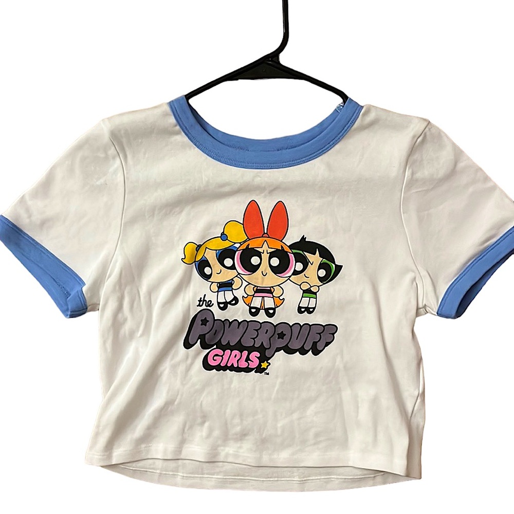 Cottonon Powerpuff Girls cropped T-Shirt